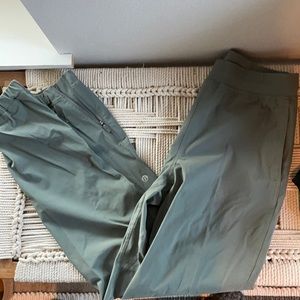 Green LULU joggers